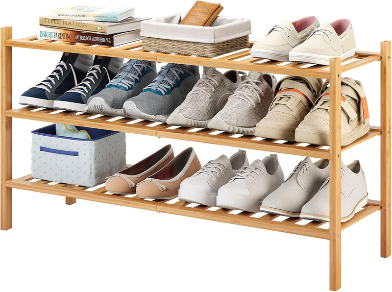 Bamboo Shoe Rack