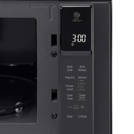 0.9 cu. ft. NeoChef Countertop Microwave with Smart Inverter and EasyClean - Stainless Steel