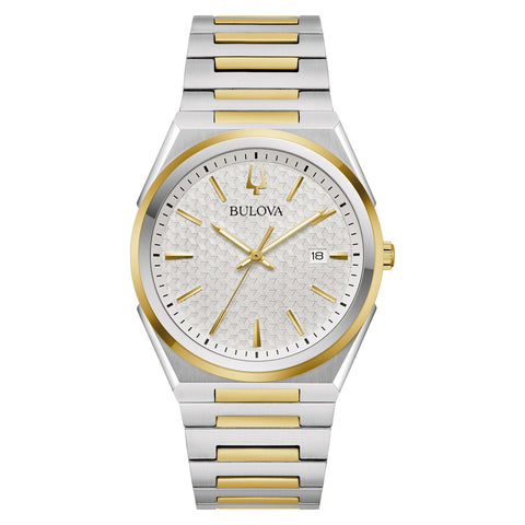 Classic Two Tone Stainless Steel Quartz Men's Watch