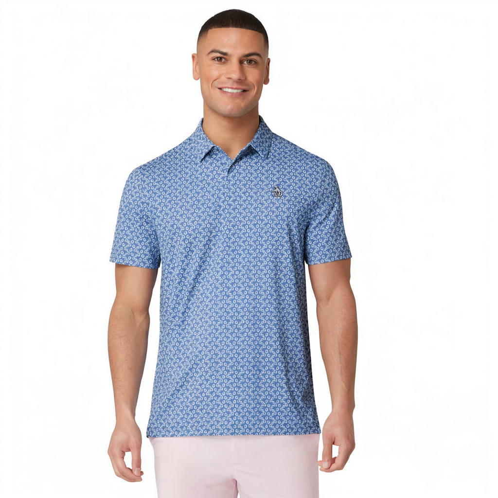 Lifesaver Print Short Sleeve Polo
