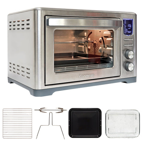 11- in-1 Digital Air Fryer Convection Toaster Oven with Rotisserie