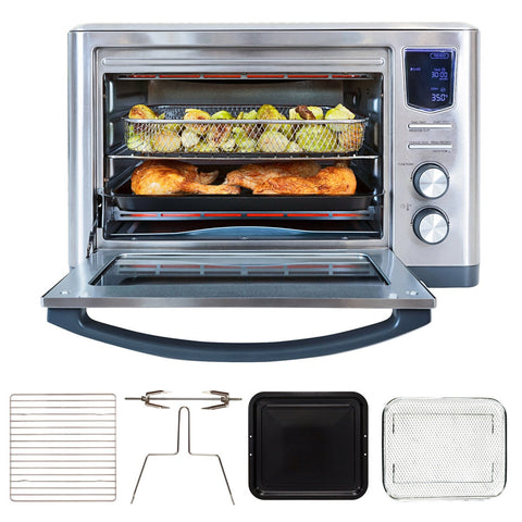 11- in-1 Digital Air Fryer Convection Toaster Oven with Rotisserie