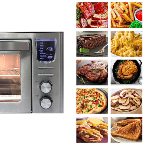 11- in-1 Digital Air Fryer Convection Toaster Oven with Rotisserie