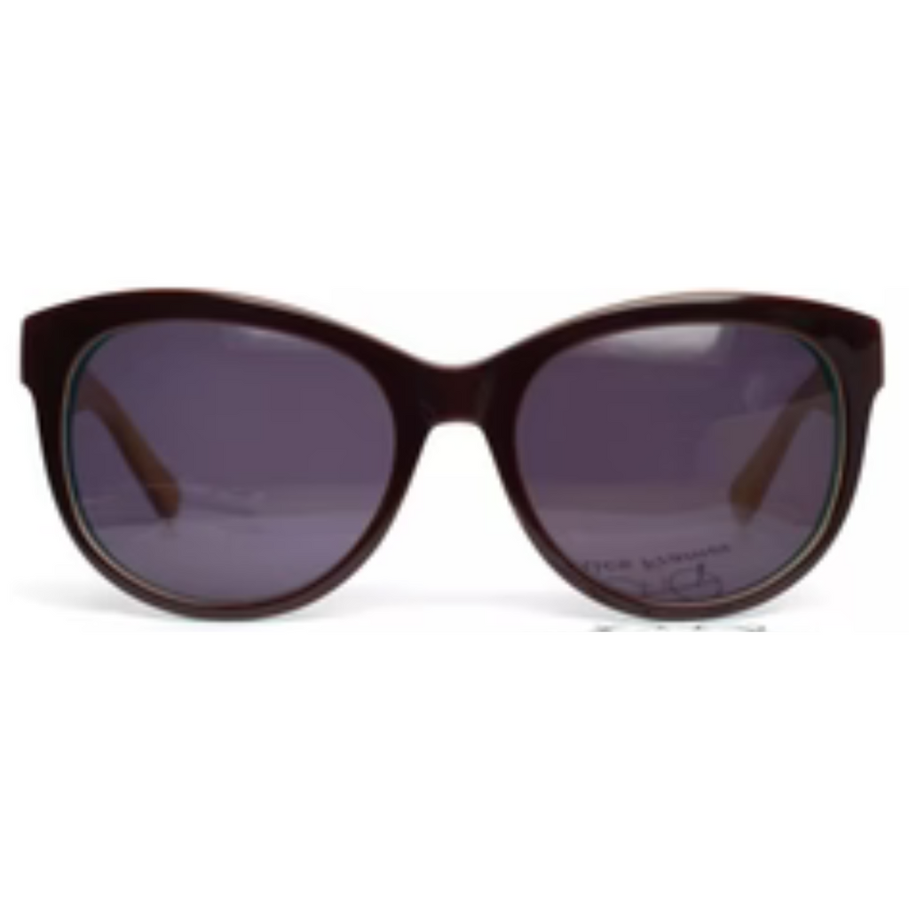 SALFORD CHOCOLATE MINT WOMENS SEMI CAT EYE SUNGLASSES