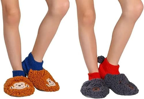 Kid's Sherpa Slipper Socks