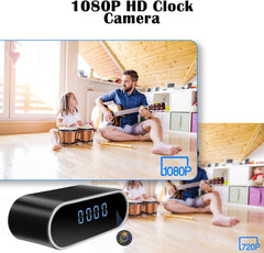 Digital Alarm Clock and WiFi Camera 1080p Motion Detection