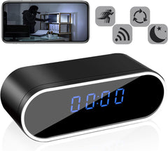 Digital Alarm Clock and WiFi Camera 1080p Motion Detection