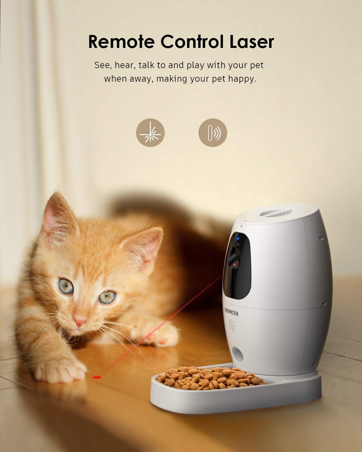 Smart Pet Camera with Treat Dispenser