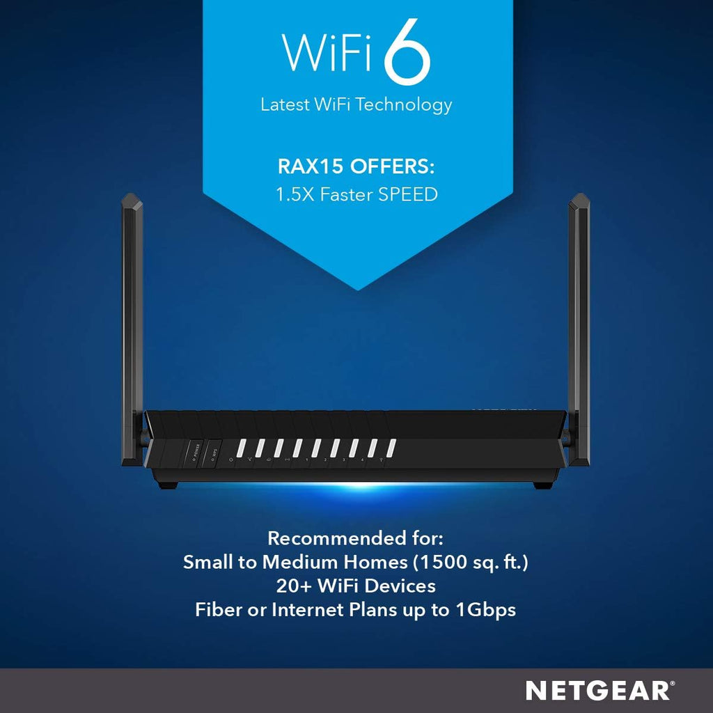 NETGEAR 4-STREAM AX1800 WIFI 6 ROUTER