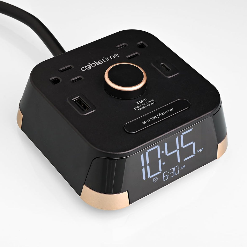 CUBIETIME ALARM CLOCK & CHARGERS
