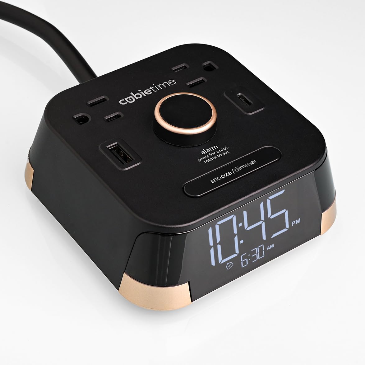 CUBIETIME ALARM CLOCK & CHARGERS