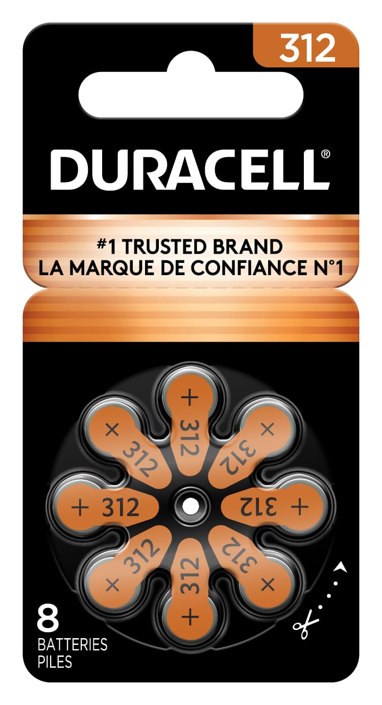 DURACELL 8PK HEARING AID BATTERY PACKS