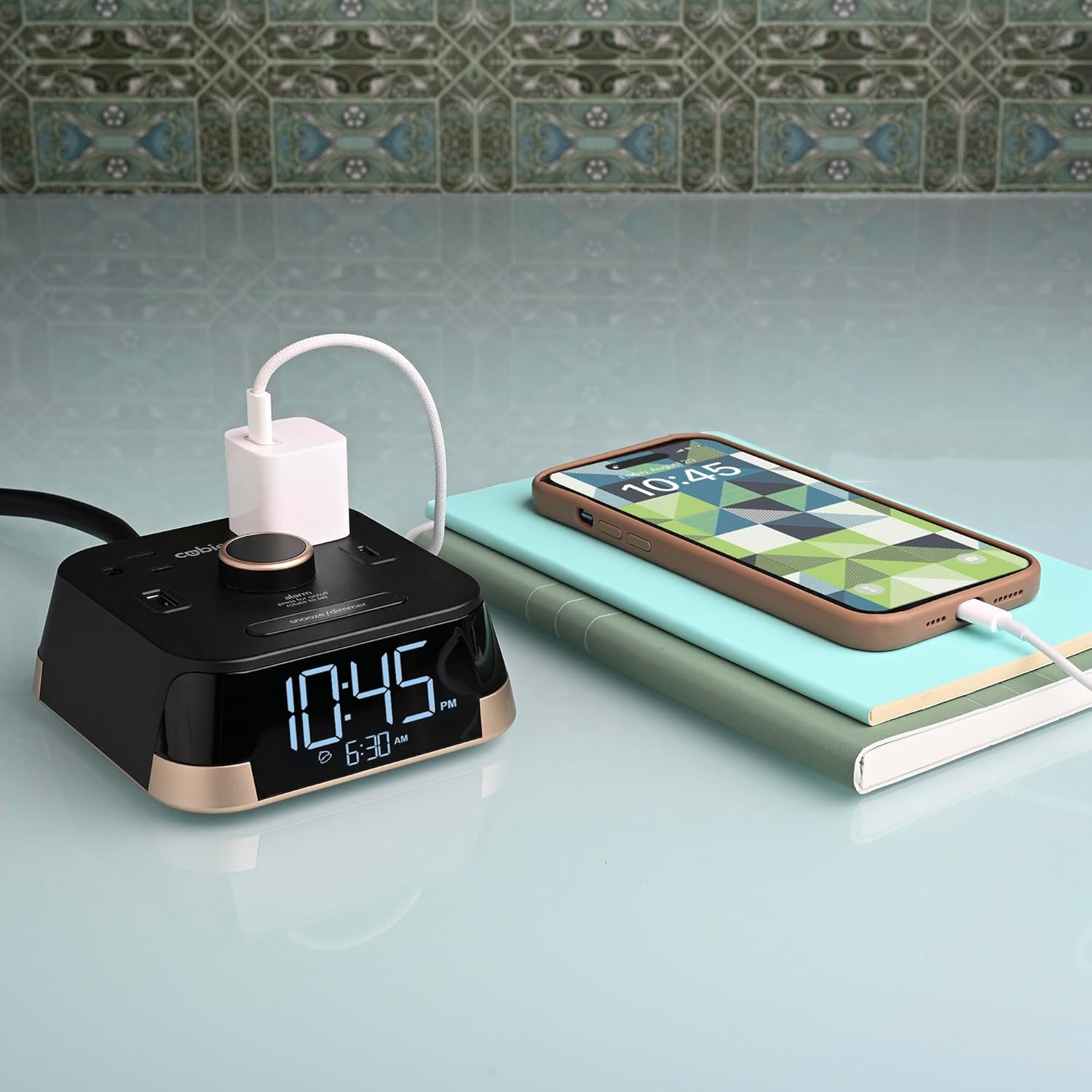 CUBIETIME ALARM CLOCK & CHARGERS