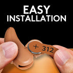 DURACELL 8PK HEARING AID BATTERY PACKS