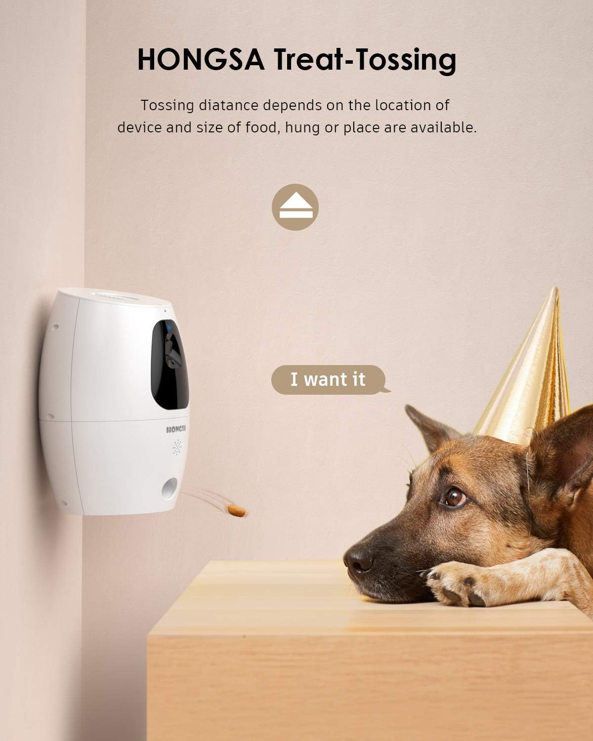 Smart Pet Camera with Treat Dispenser