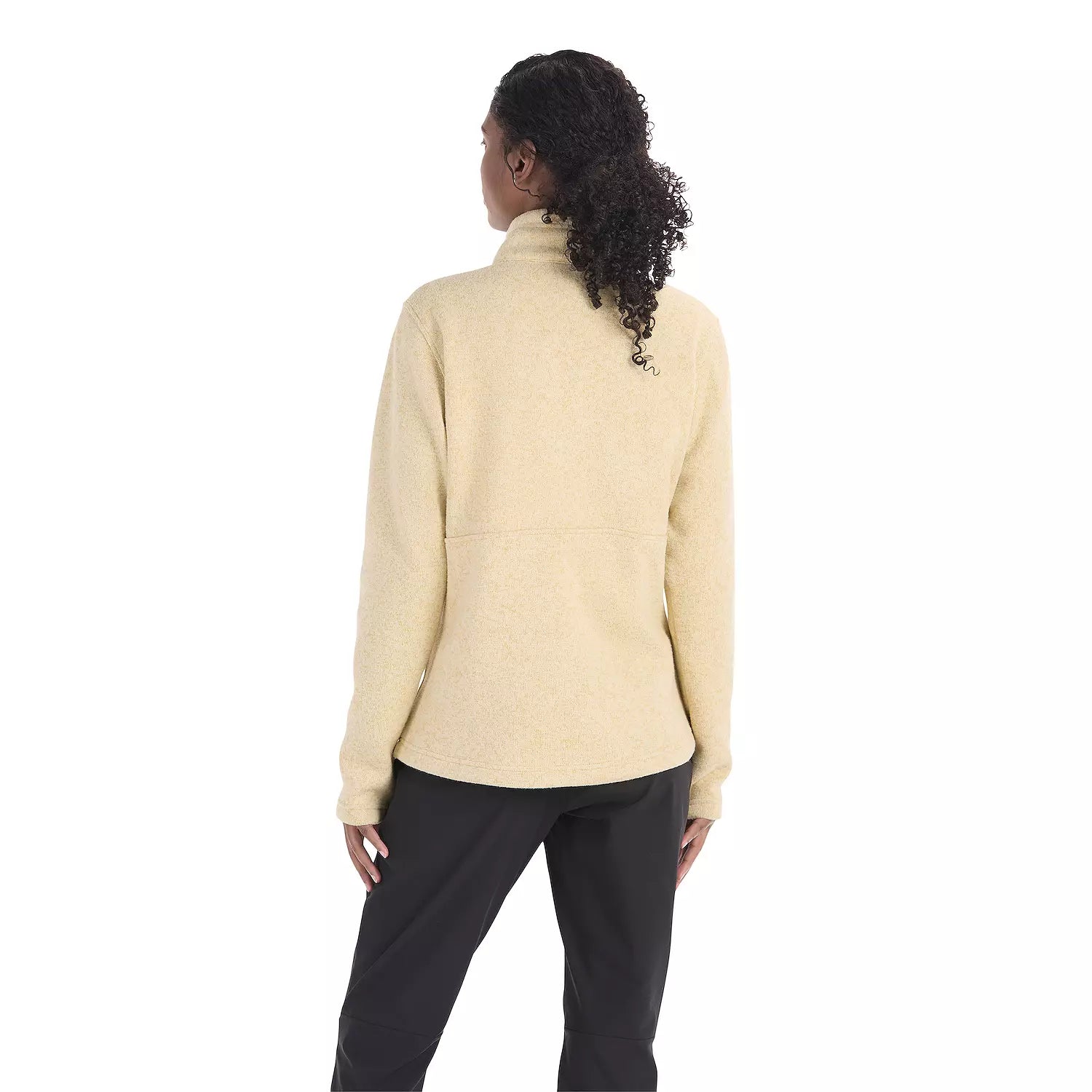 DROP LINE HALF ZIP PULLOVER