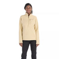 DROP LINE HALF ZIP PULLOVER