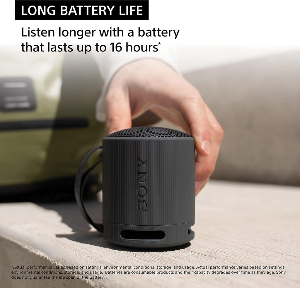 SRS-XB100 Portable Bluetooth Speaker