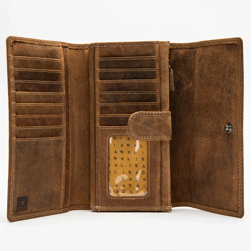 205 LADIES WALLET – BISON LEATHER