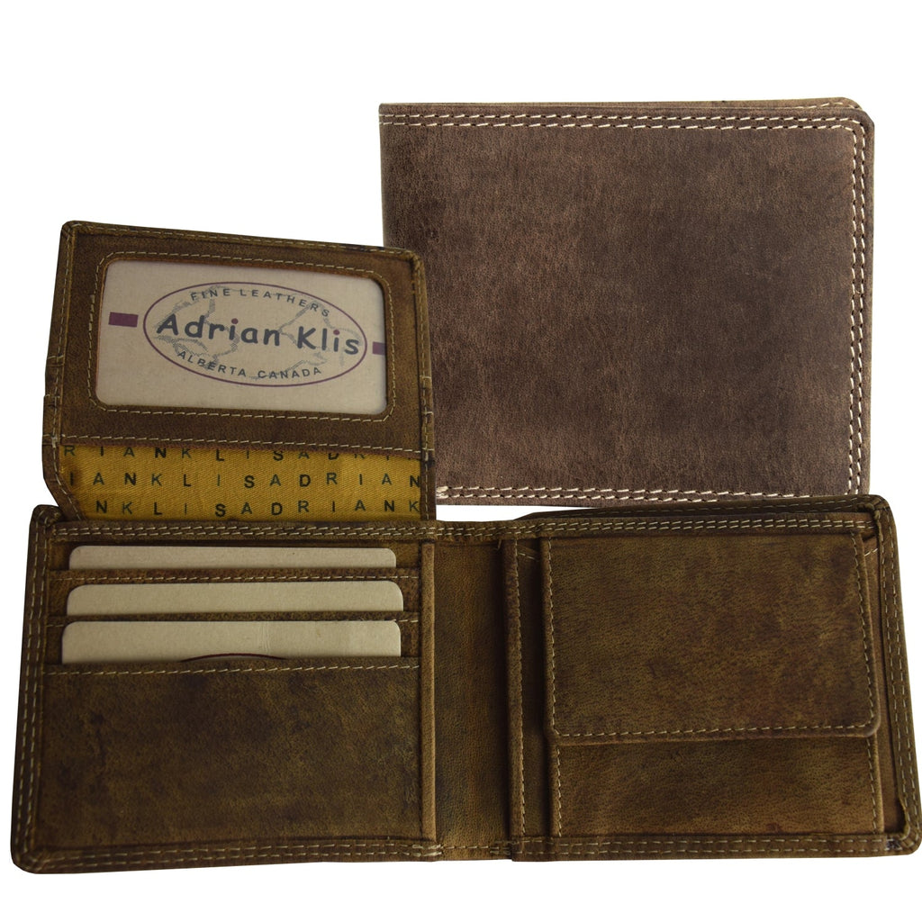 DISTRESSED LEATHER WALLET - STYLE 227