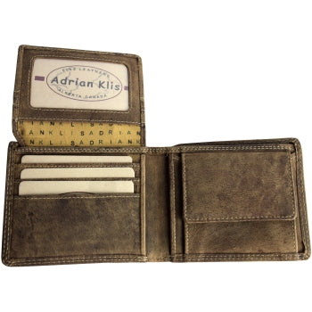 DISTRESSED LEATHER WALLET - STYLE 227