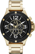 A|X ARMANI EXCHANGE MEN'S CHRONOGRAPH GOLD-TONE STAINLESS STEEL WATCH (MODEL: AX1511)