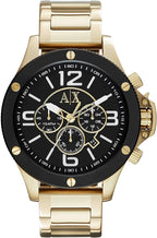 A|X ARMANI EXCHANGE MEN'S CHRONOGRAPH GOLD-TONE STAINLESS STEEL WATCH (MODEL: AX1511)