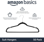 VELVET SUIT HANGERS - 50-PACK