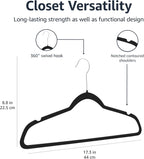 VELVET SUIT HANGERS - 50-PACK