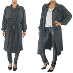 QUINN BLACK LIGHT TRENCH