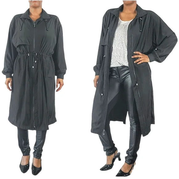QUINN BLACK LIGHT TRENCH