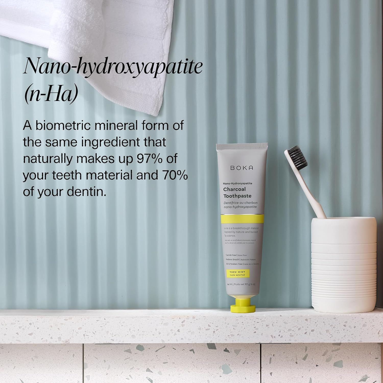 FLUORIDE FREE TOOTHPASTE - NANO HYDROXYAPATITE YUZU MINT