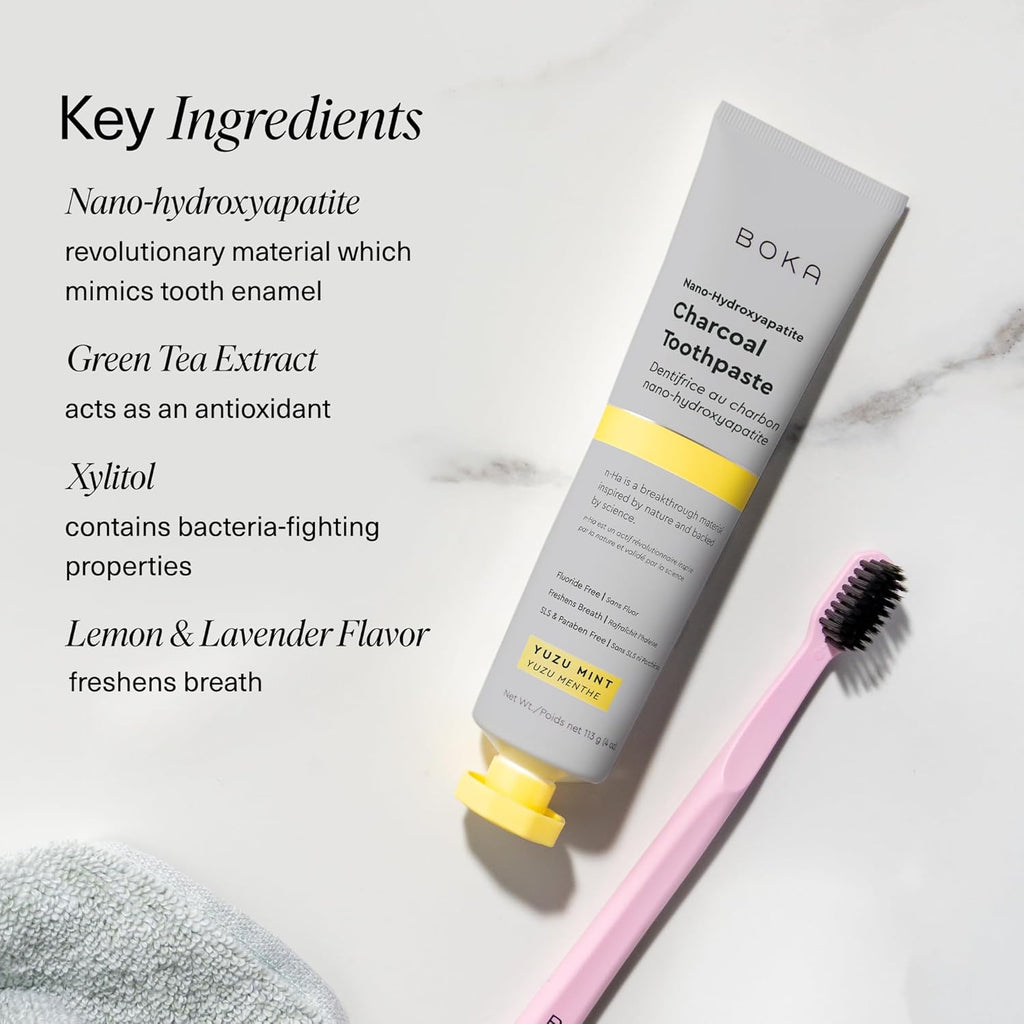 FLUORIDE FREE TOOTHPASTE - NANO HYDROXYAPATITE YUZU MINT