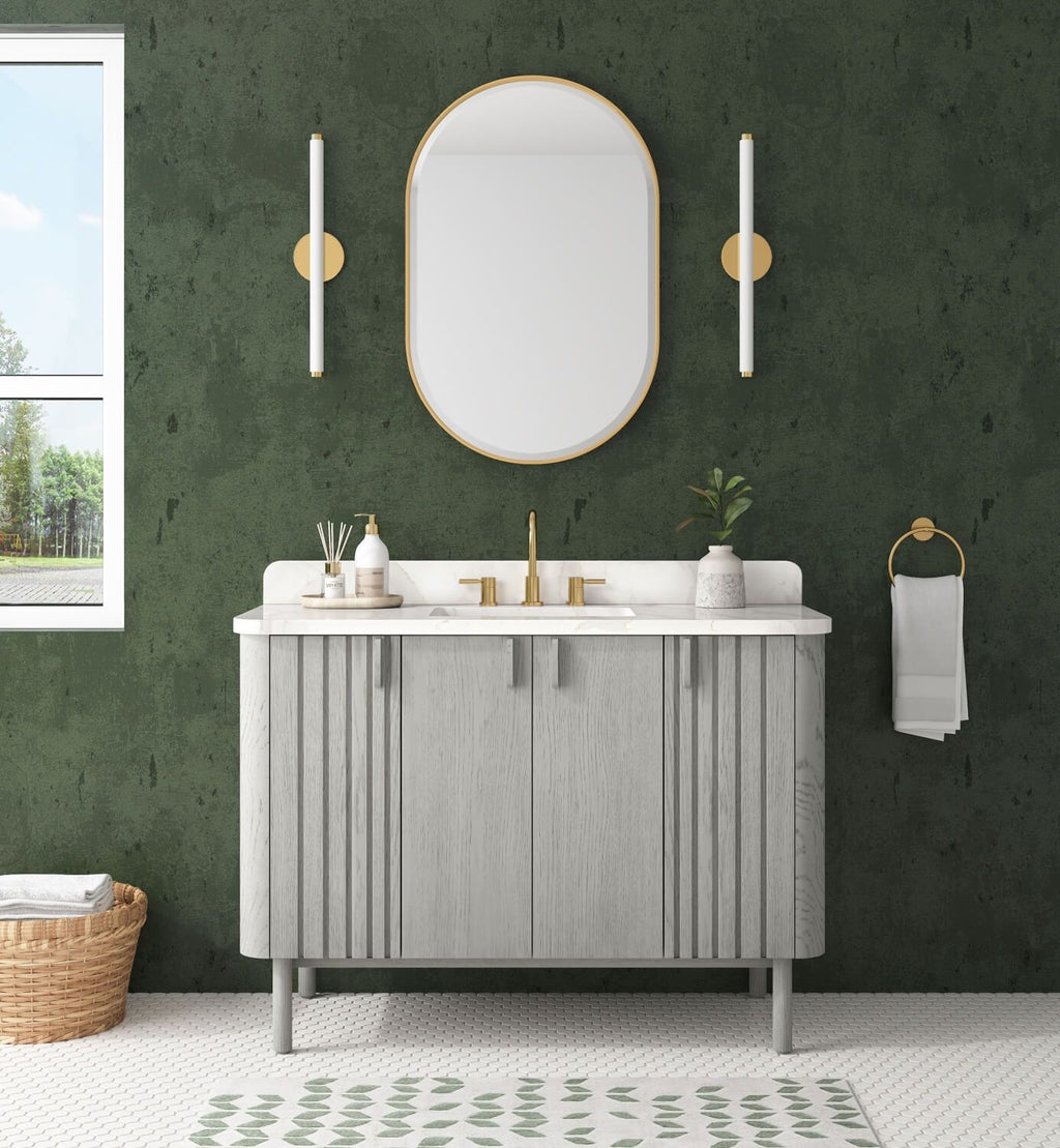 BLAKELY 49 IN. SINGLE SINK GRAY OAK BATH VANITY