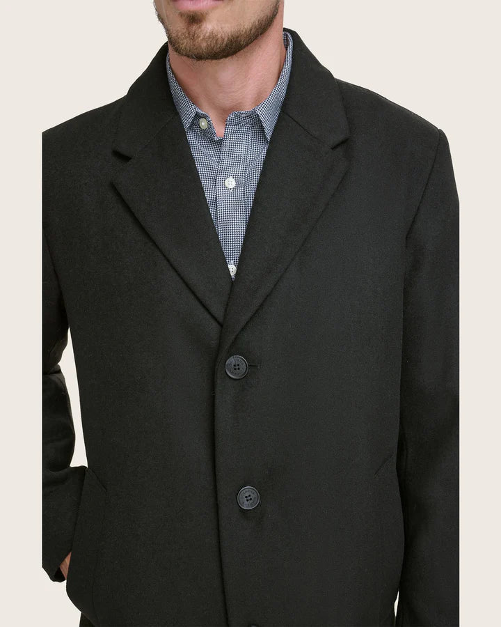 WOOL BLEND TOP COAT
