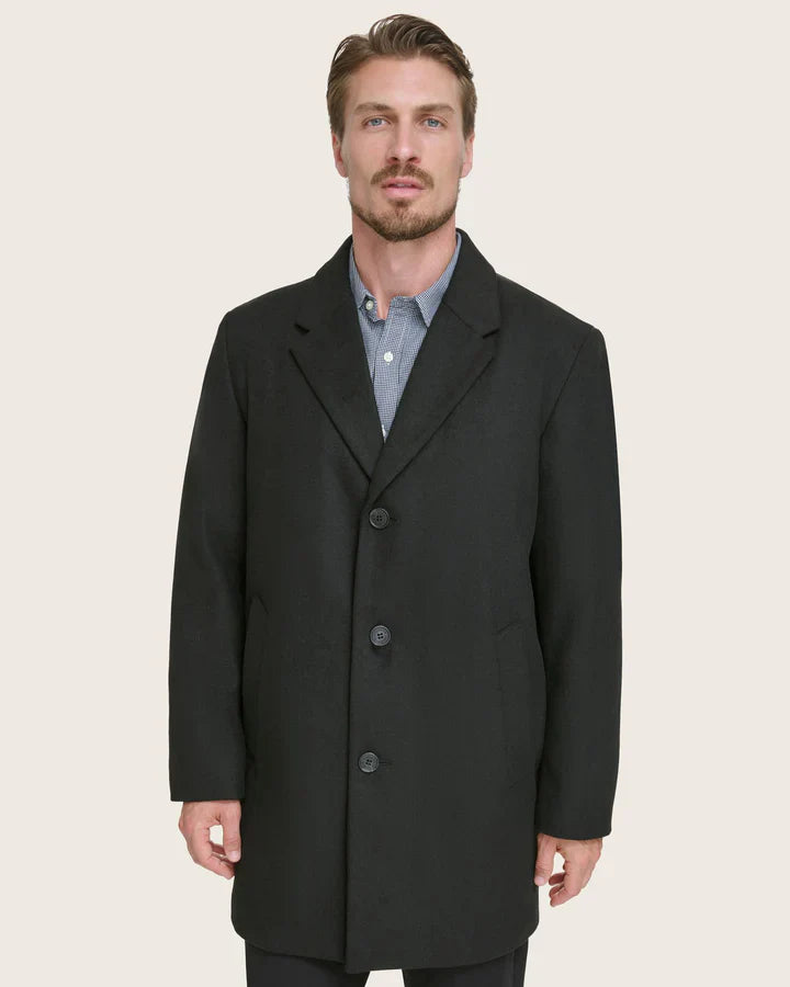 WOOL BLEND TOP COAT