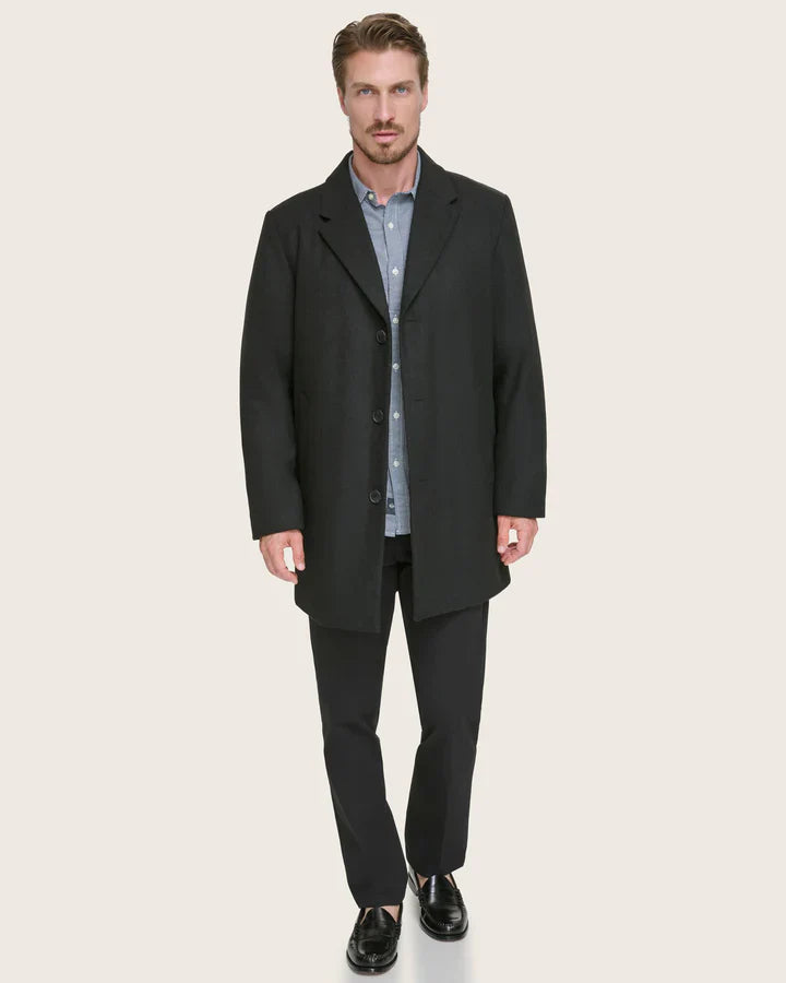 WOOL BLEND TOP COAT