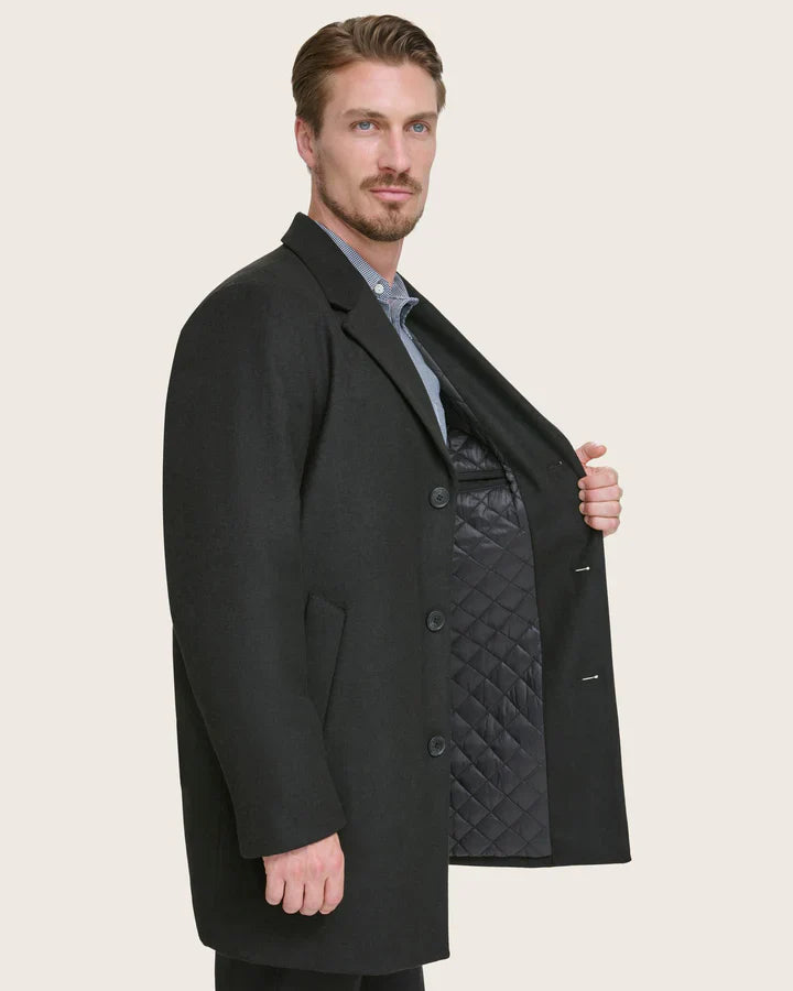 WOOL BLEND TOP COAT