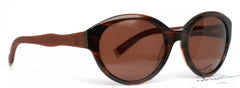 Diagram Amber Wood Womens Round Full Rim Sunglasses