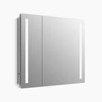 VERDERA TWO-DOOR LIGHTED MEDICINE CABINET 34" X 30"