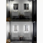 VERDERA TWO-DOOR LIGHTED MEDICINE CABINET 34" X 30"