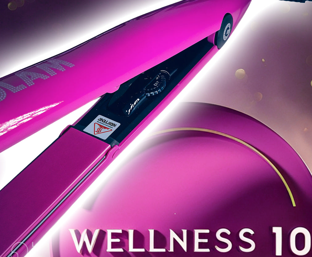 ALL PINK ERGONOMIC STYLING IRON