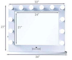 ReignCharm Sophia Vanity Mirror with BT Speakers + Display