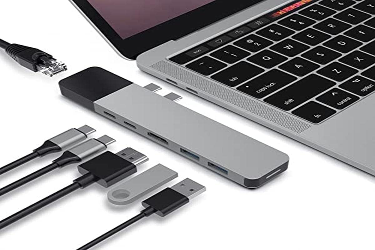 USB-C HUB DUAL TYPE-C HUB ADAPTER
