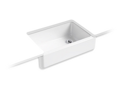 Kohler Whitehaven® 32-3/4" undermount single-bowl farmhouse kitchen sink