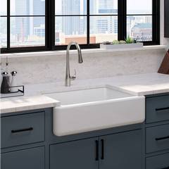 Kohler Whitehaven® 32-3/4" undermount single-bowl farmhouse kitchen sink