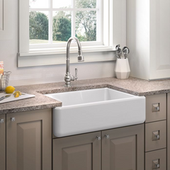 Kohler Whitehaven® 32-3/4" undermount single-bowl farmhouse kitchen sink