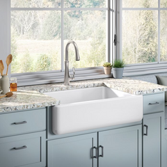 Kohler Whitehaven® 32-3/4" undermount single-bowl farmhouse kitchen sink