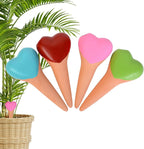 CERAMIC WATERING SPIKES - LOVE HEART SHAPE