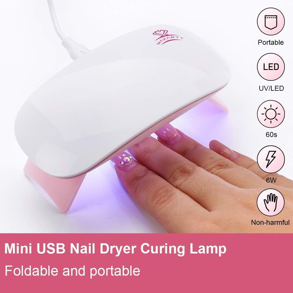 POLY NAIL GEL KIT - PINK & BLING